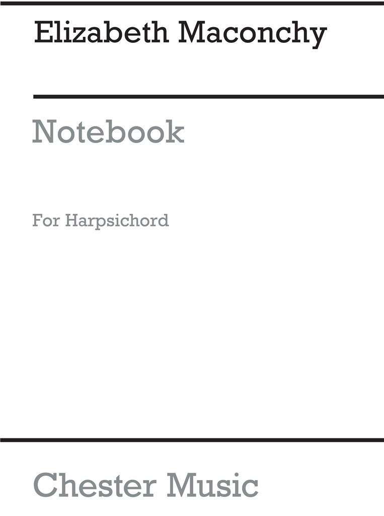 Elizabeth Maconchy Notebook For Harpsichord
